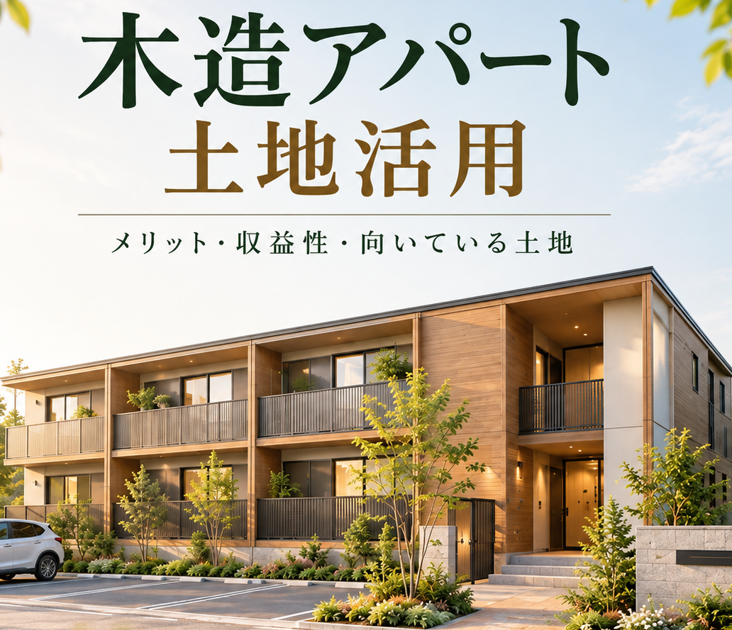 木造アパートの土地活用とは？収益性など解説